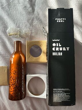 Tortoiseshell Oil Cruet